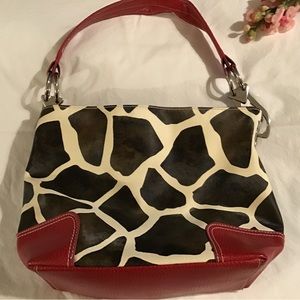 Giraffe Print Purse